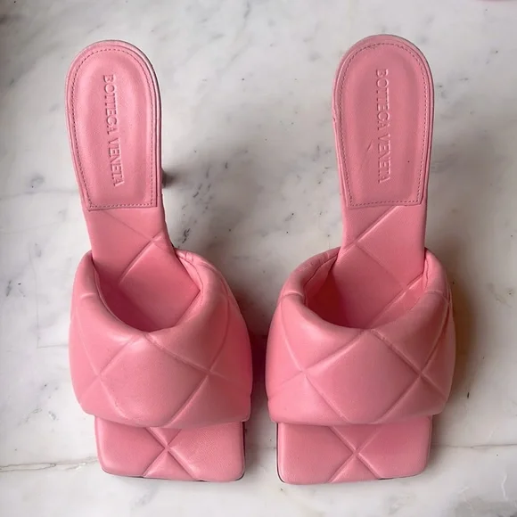 サンダル・ミュール Bottega Veneta Padded Mule Pink ピンク系 BOTTEGA VENETA(ボッテガヴェネタ) サンダル・ミュール